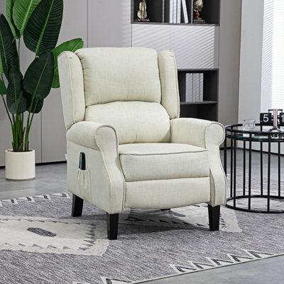 Fauteuil inclinable avec repose-pieds Vibration Massage