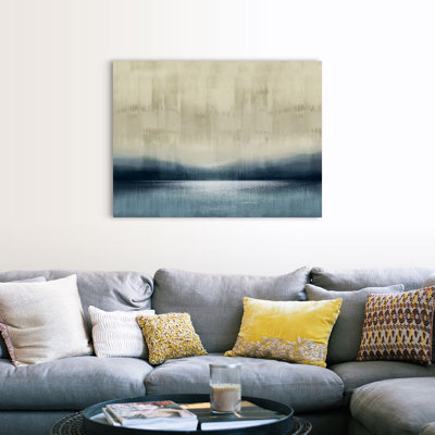 Reproduction d’art sur toile abstraite Landscape Reflections 1 par David Moore