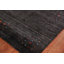 Tapis tribal gris anthracite Gabbeh 9 x 12