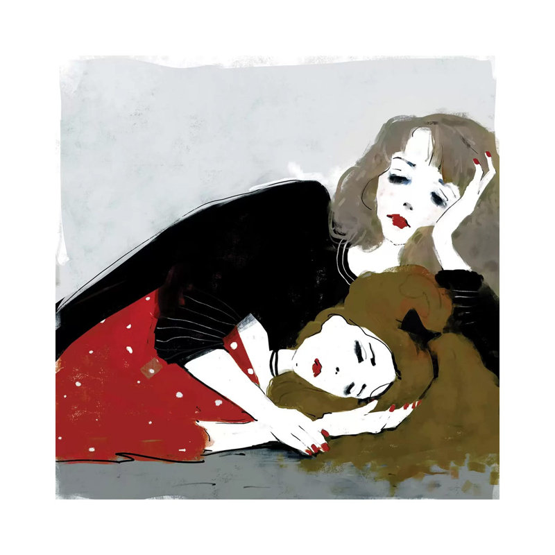 All Night Long by Anikó Salamon - Wrapped Canvas Print, 30.48cm H x 30.48cm W