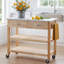 Chariot de cuisine Cherise avec comptoir personnalisable-1151460266