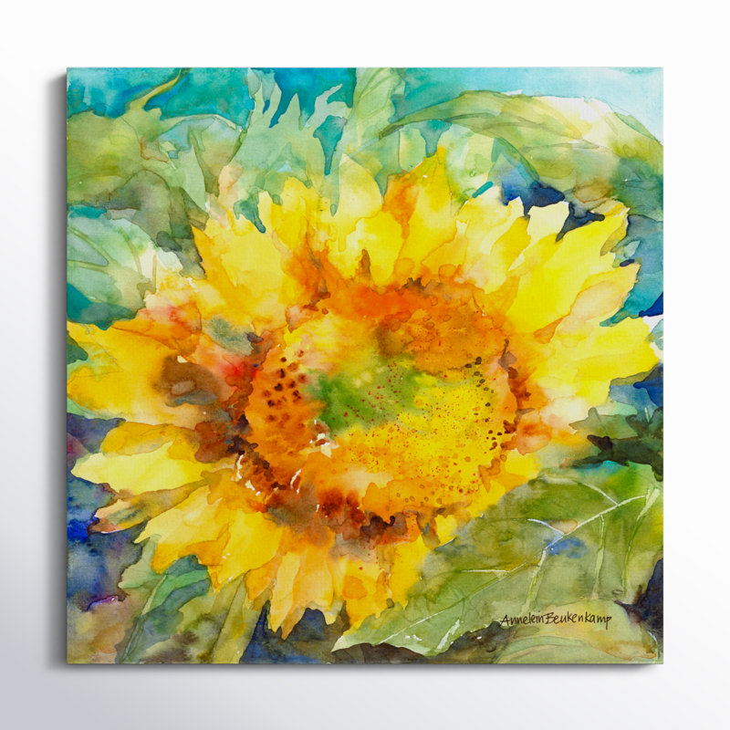 Macmillan All-Weather Canvas Plants & Flowers Wall Decor, 35" W x 35" H