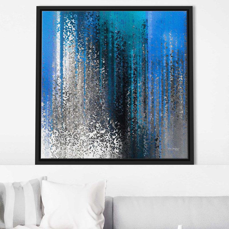 «Romans 8: 2 Set Free in Jesus», peinture sur toile à cadre flottant, H 21,5 po x l 21,5 po x P 2 po, Cadre flottant noir