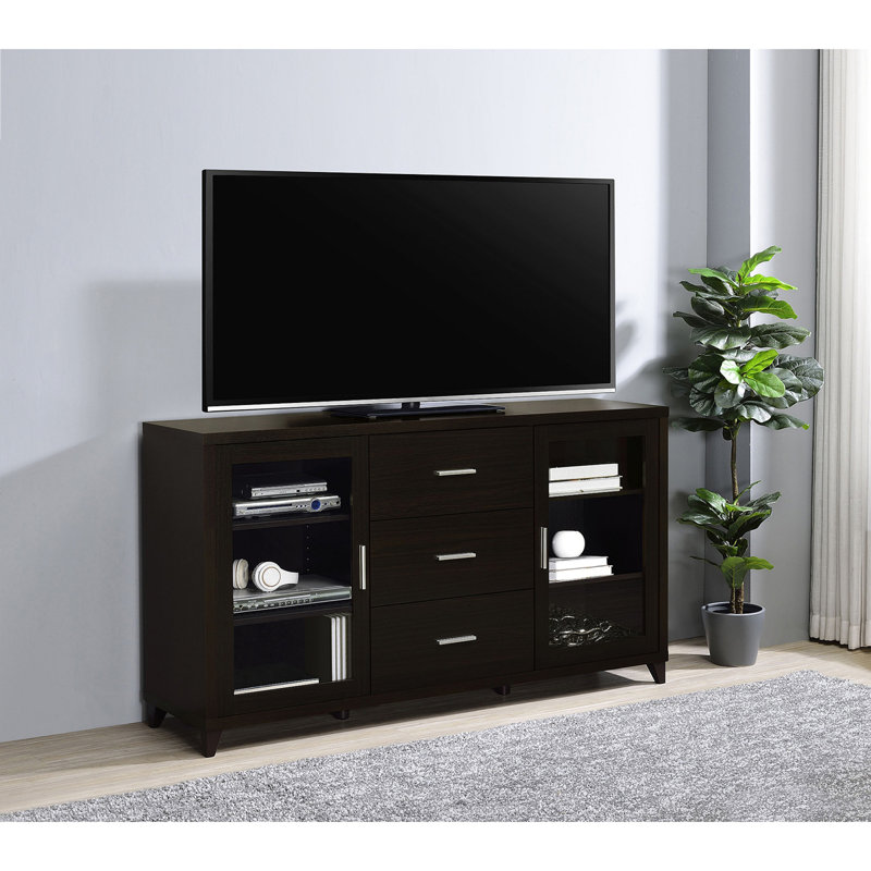 Meuble télé rectangulaire à 3 tiroirs Nyler