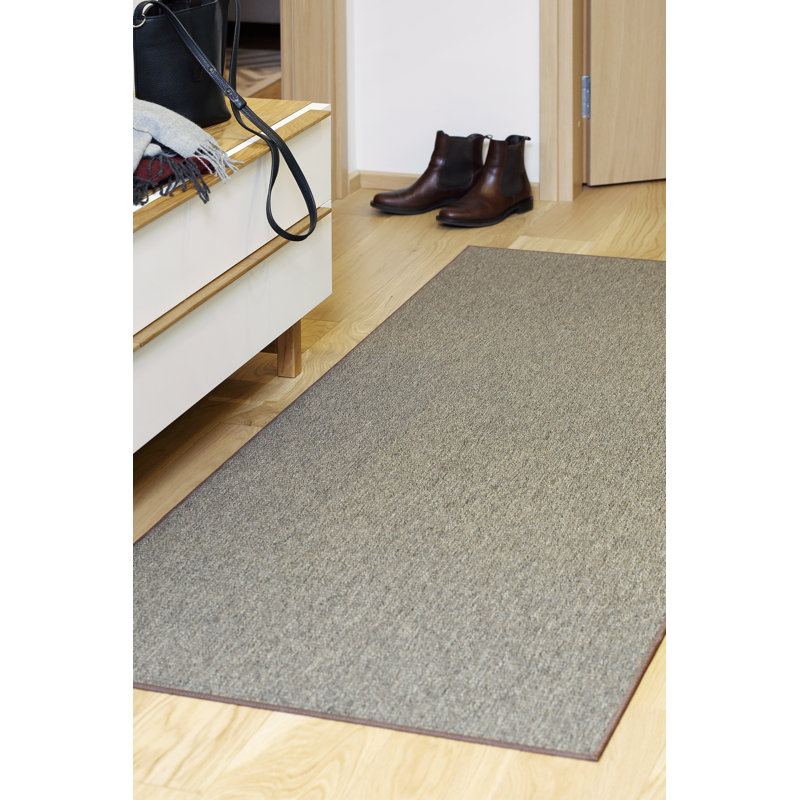 Calabasas Solid Colour Hand Woven Area Rug, Rectangle 133 x 200cm