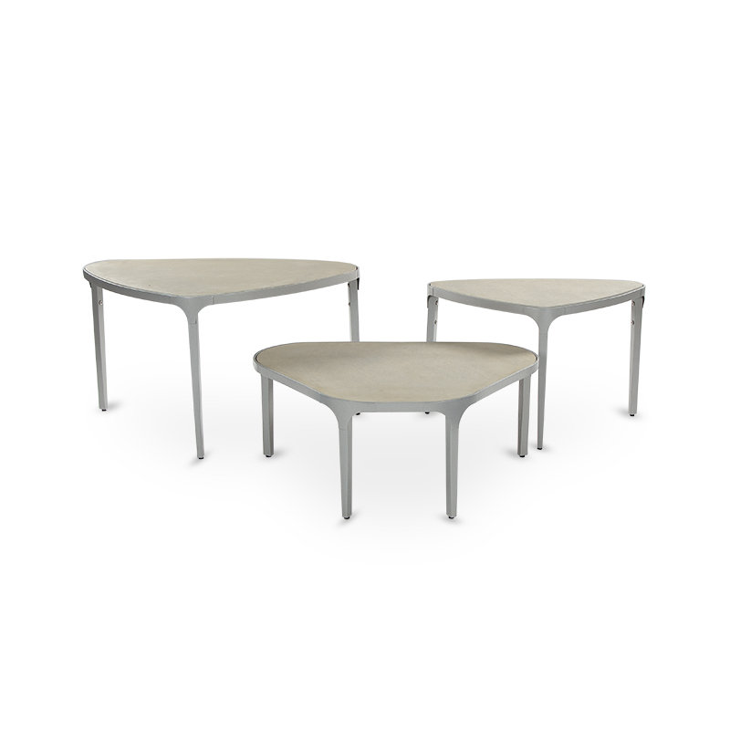 Amalfi Outdoor Triangular Coffee Table, 20.5" W x 32.5" L x 18.5" H