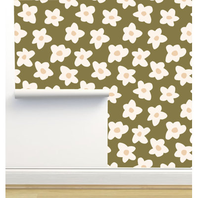 Rouleau de papier peint adhésif L 12 pi x l 2 po Erin Kendal Designs