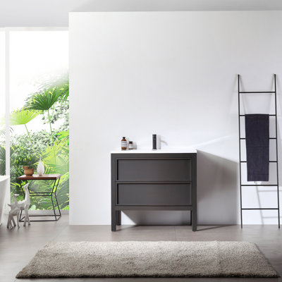 Ensemble de meuble-lavabo simple 35,43 po Gonzalo