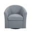 Fauteuil demi-tonneau pivotant rembourré Aunna-1858422840