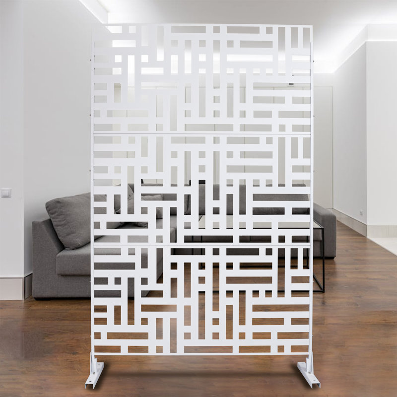 Écran d'intimité extérieur et intérieur, Blanc