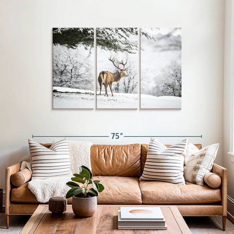 Mighty Reindeer, 36" H x 57" W