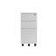 30cm Wide 3 -Drawer Mobile Steel File Cabinet-20958777