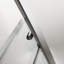 Paroi de douche coulissante simple l 48 po x H 72 po, 1/4 po (6 mm), nickel brossé