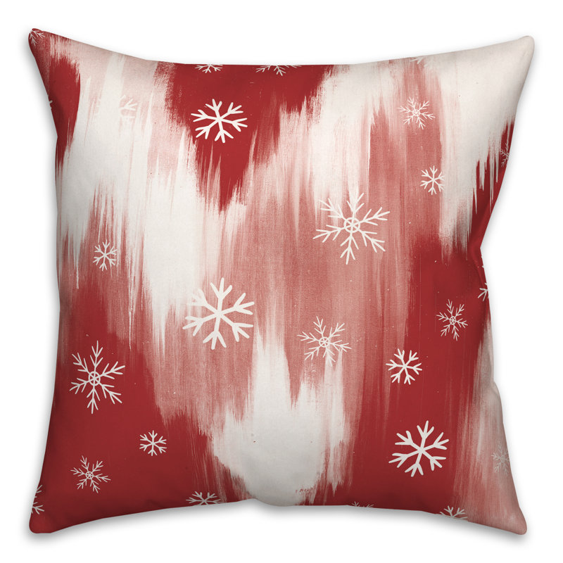  Coussin décoratif abstrait, Rouge