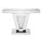 Stonebraker 47'' Glass Top Console Table