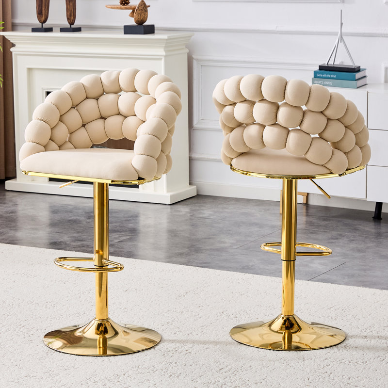 Ensemble de 2 tabourets de bar Modern Bubble Chair