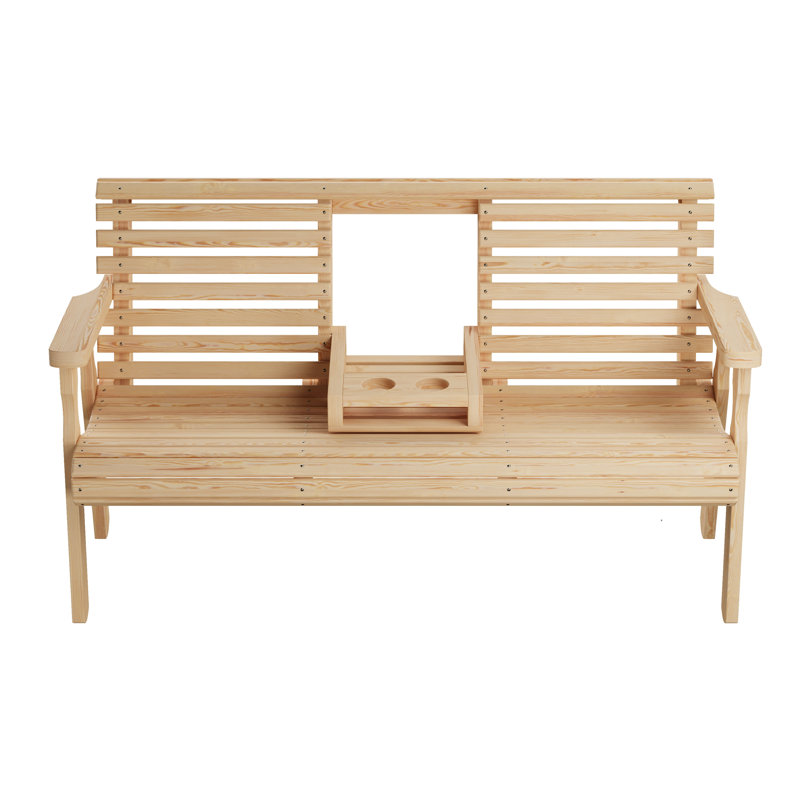 Banc Amish Casual, Naturel
