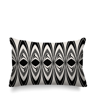Geometric Outdoor Reversible Throw Pillow