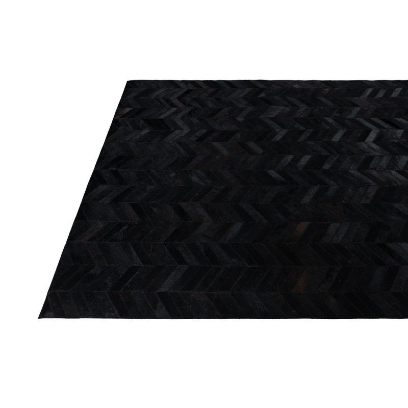 Tapis noir Juliana