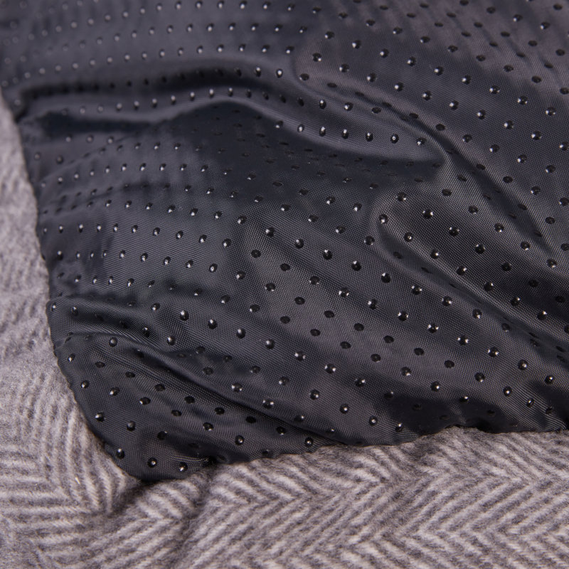 Banbury & Co Herringbone Tweed Pet Bed, 70cm H x 55cm W x 80cm D