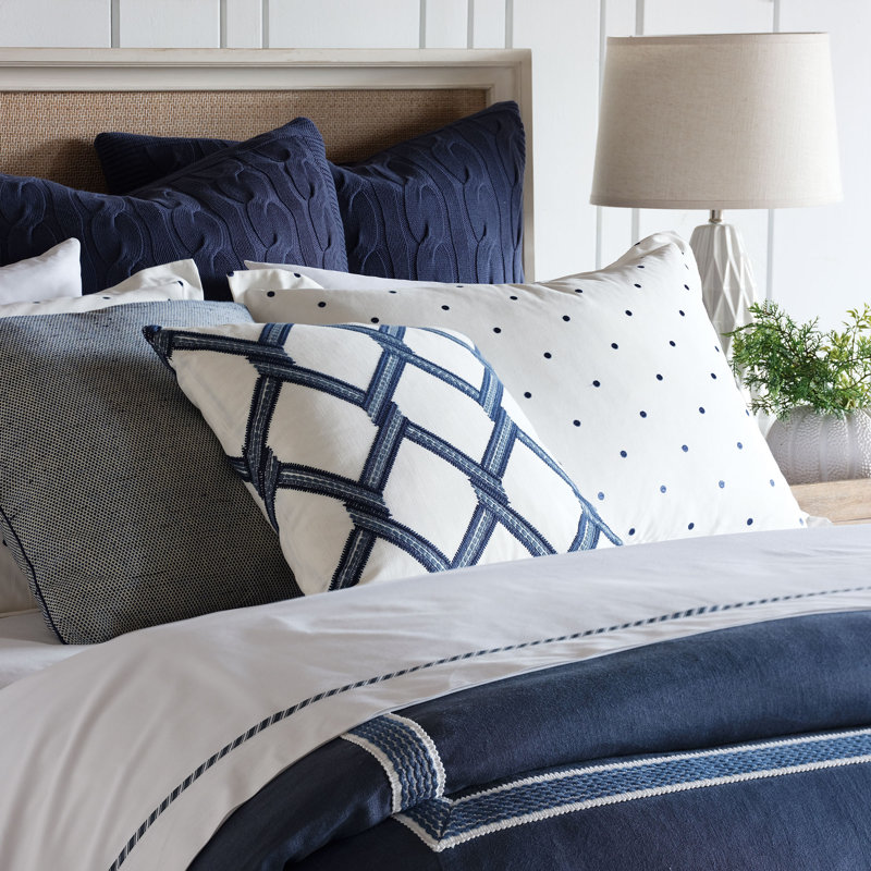 Hampton Egyptian Cotton Percale Flat Sheet, King Flat Sheet, Ink