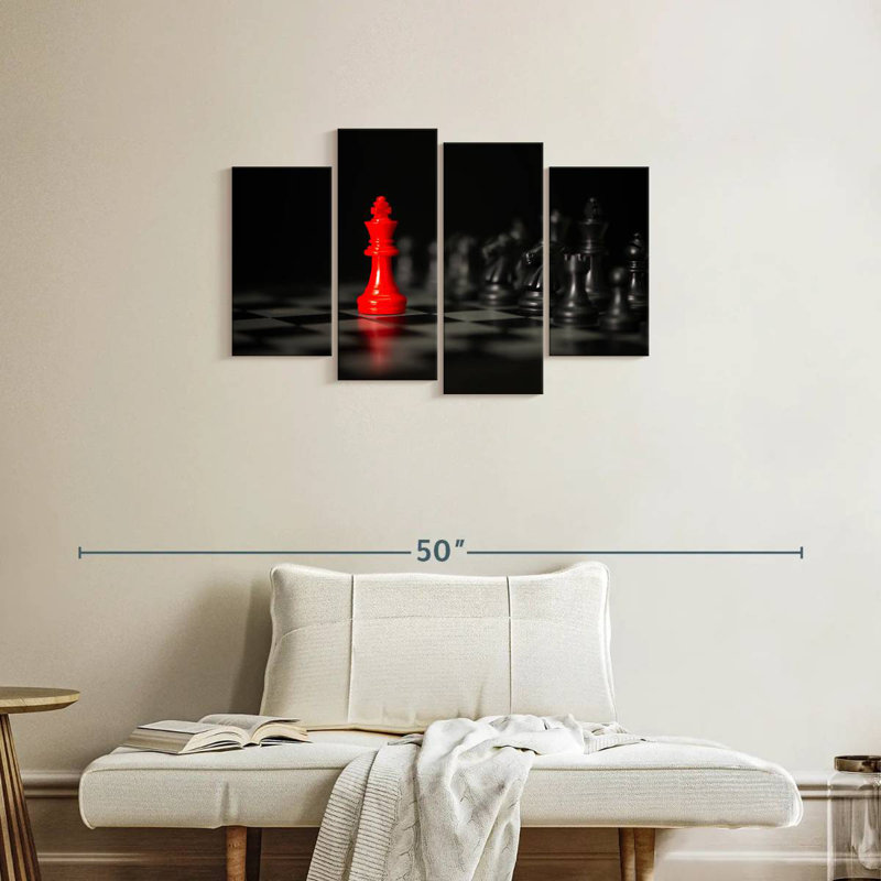 Senne Chess King Pop, 22" H x 36" W