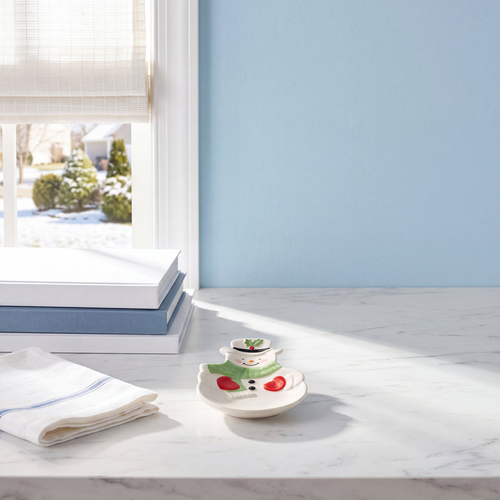 Holiday Snowman Spoon Rest