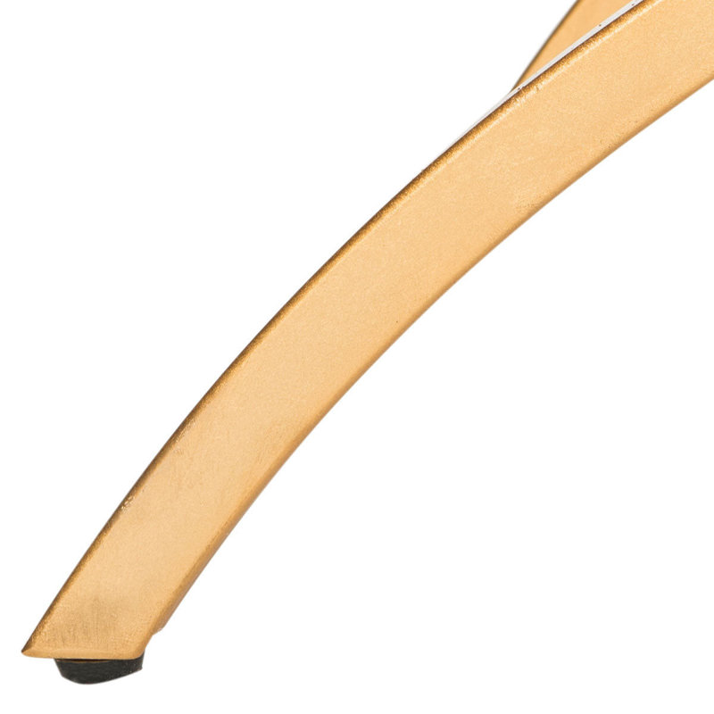 Brooklyn-Lee Upholstered Bench, Beige/Gold
