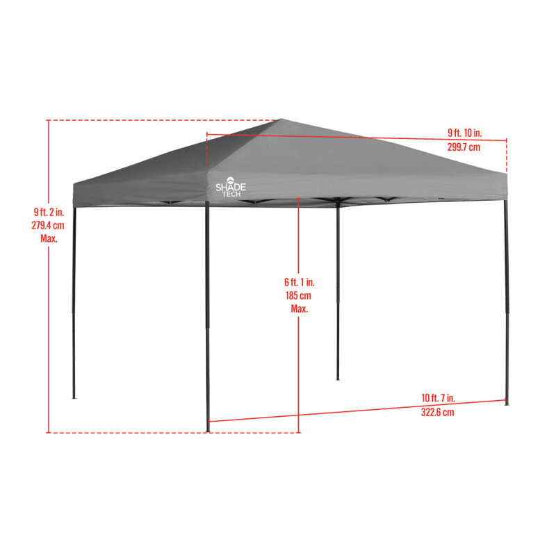 Auvent escamotable à pieds droits Shade Tech