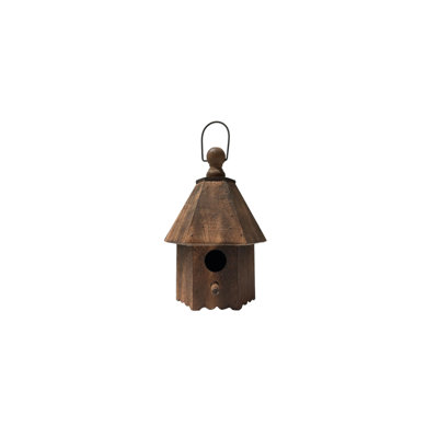 Small Hanging Wooden Birdhouse