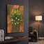 « Utah - Cactus 1 » par AKG, tableau mural en métal doré, 30,5 x 40,5 cm-2026798201