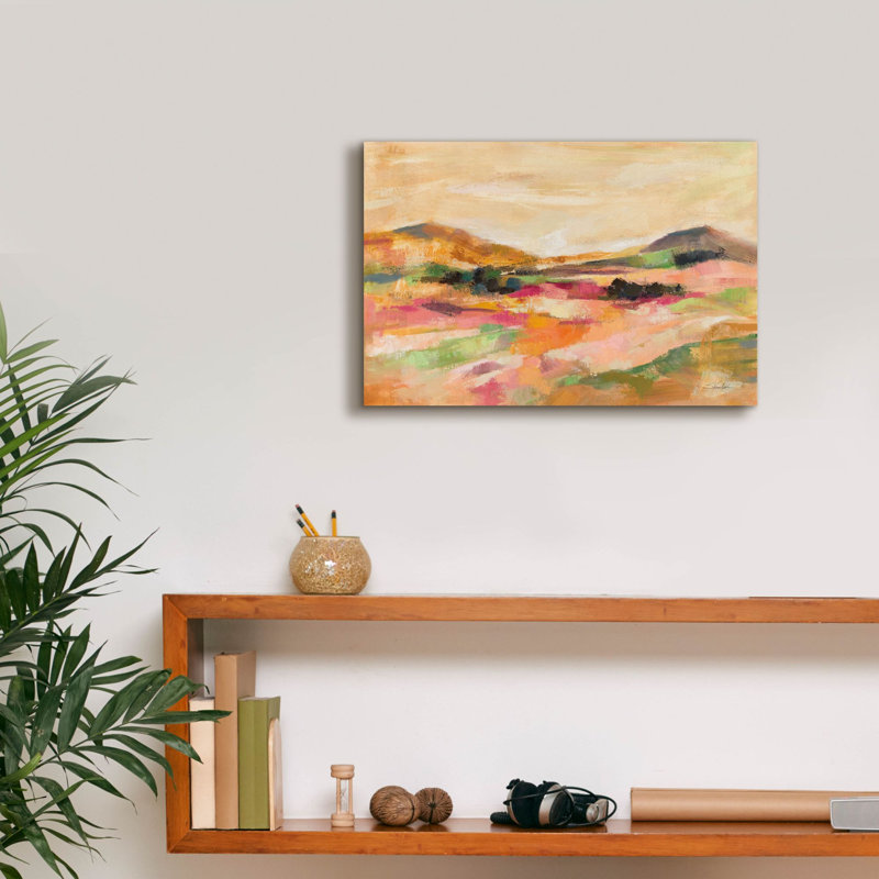  «California Bloom» par Silvia Vassileva, art mural sur toile, 18 po x 12 po, H 12 po x l 18 po