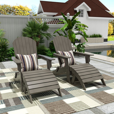 Arrlo Foldable Outdoor Adirondack Chair