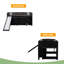 Low Twin Size Loft Bed With Cabinets, Shelves And Slide-683104788