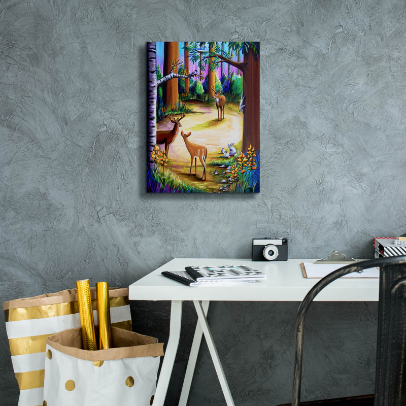 «Bambi 12» par Cindy Thornton, H 16 po x l 12 po x P 0,75 po