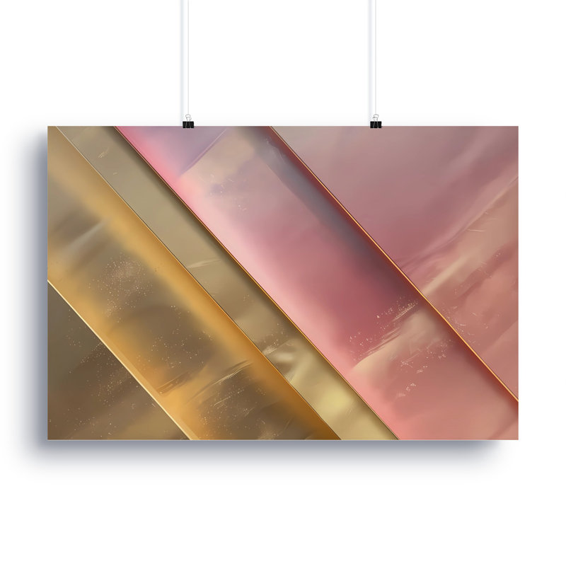 Abstract Gold Alisina, Modern Canvas Art, Elegant Home Decor, Wrapped Canvas Prints, Contemporary Art, Large Alisina