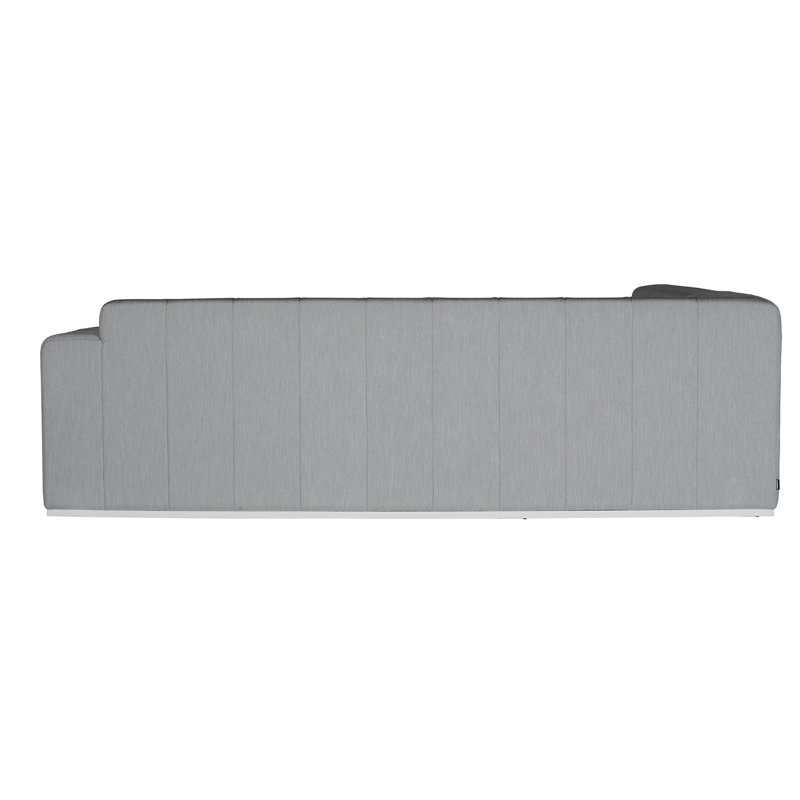 Redondo 102'' Aluminum Outdoor Sectional with Sunbrella Cushions