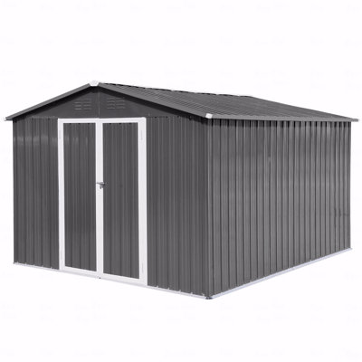 Remise de rangement en métal pour l'extérieur 10 pi x 12 pi