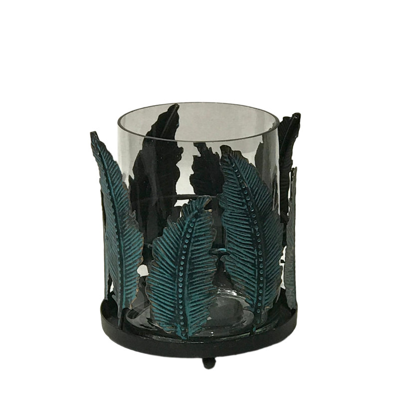 5'' H Glass Tabletop Hurricane