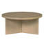 Table basse ronde, table en bois pour le salon