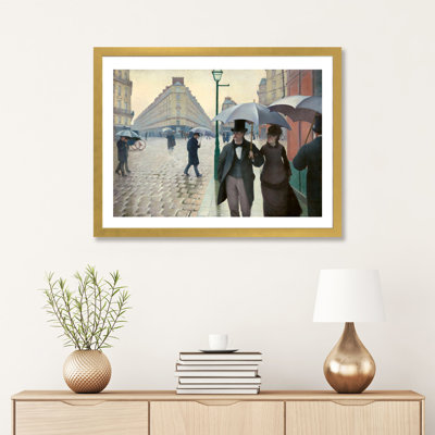 «Paris Street a Rainy Day» par Gustave Caillebotte - reproduction d'art