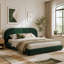 Lit tapissier simple avec lit double moderne-1566950009-1566950010
