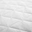 Ensemble de 2 coussins 100% coton matelassés en plumes d'oie grises et zigzag-124399561