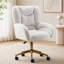 Fauteuil de bureau en molleton rembourré Cloud-130805845