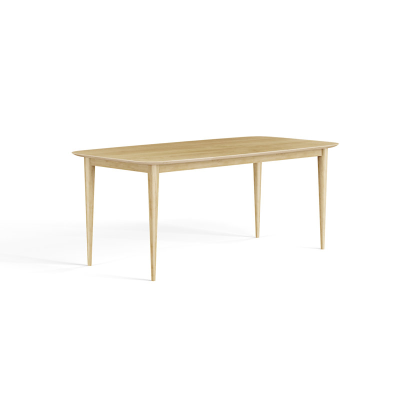 Couey Maple Solid Wood Dining Table, 29" H x 72" L x 42" W, Java