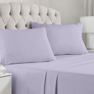 Draps Mellanni 1800 très grand lavande