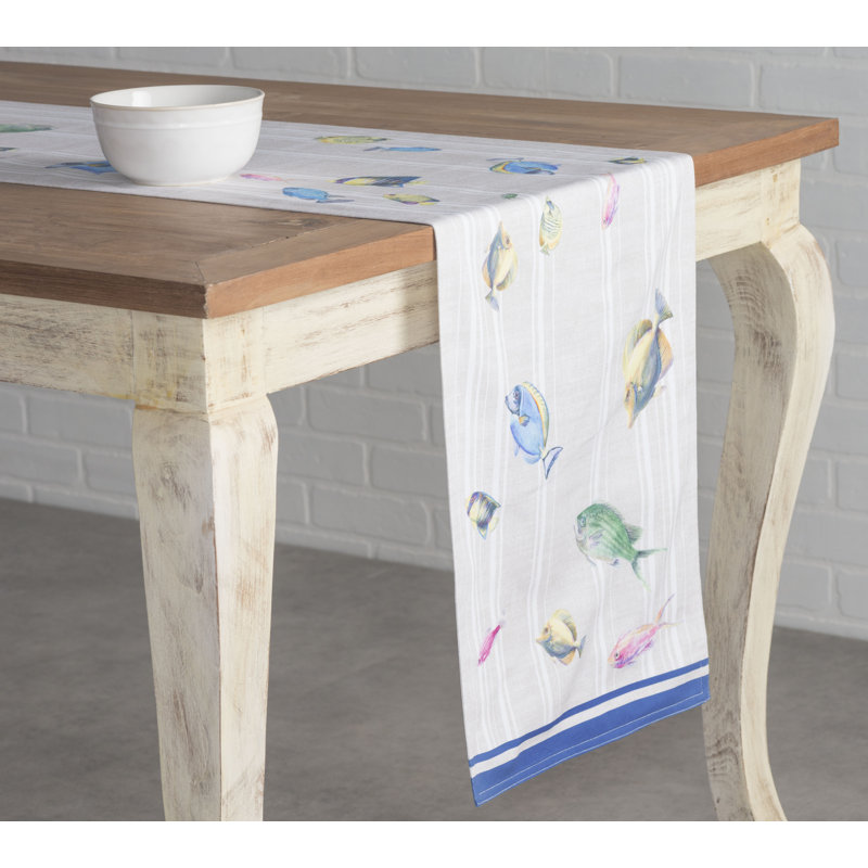100% Cotton Table Runner, 72" L x 14.5" W