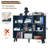 10 Cube Bookshelf,3 Tier Modern Wide Bookcase With Legs,Mid-Century Wood Bookshelves Storage，Retro Grey Large Book Case,Freestanding Organizer Display Shelf For Bedroom,Living Room,Office-2127432904-2127432902
