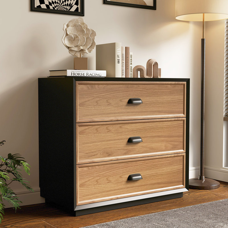 31.49" Solid Wood Multi-Drawer Storage Cabinet For Bedroom & Living Room, 28.22" H x 31.49" W x 15.74" D