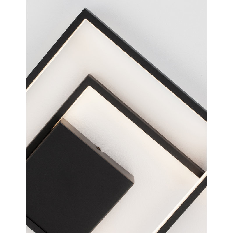 LED Flush Mount, Black